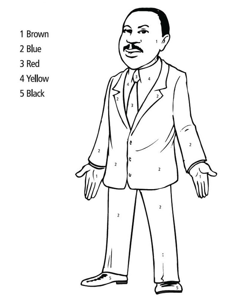 Martin Luther King Jr Coloring Pages Martin Luther King Jr 768x1024 Martin Luther King Jr Coloring Pages Martin Luther King Jr