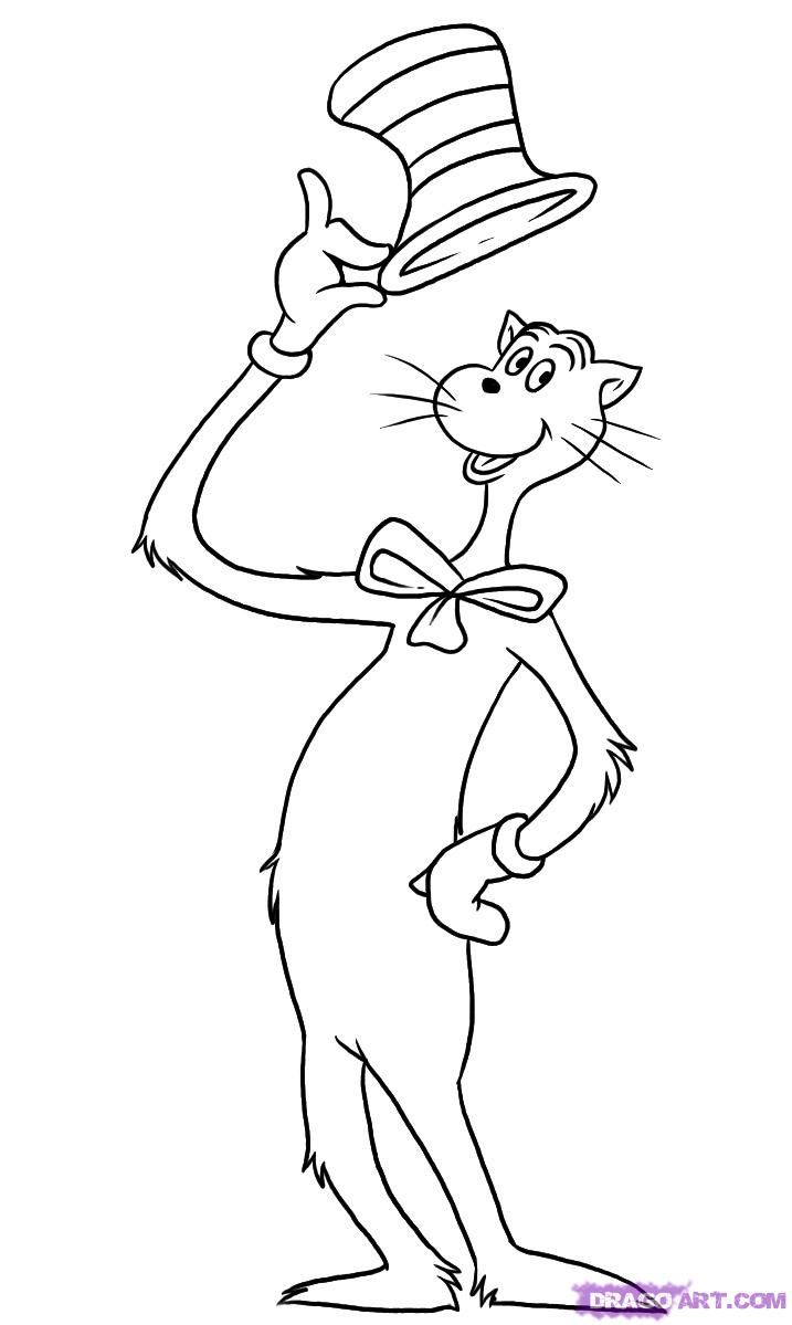 717x1199 Dr. Seuss Printables How To Draw Dr Seuss, Step By Step