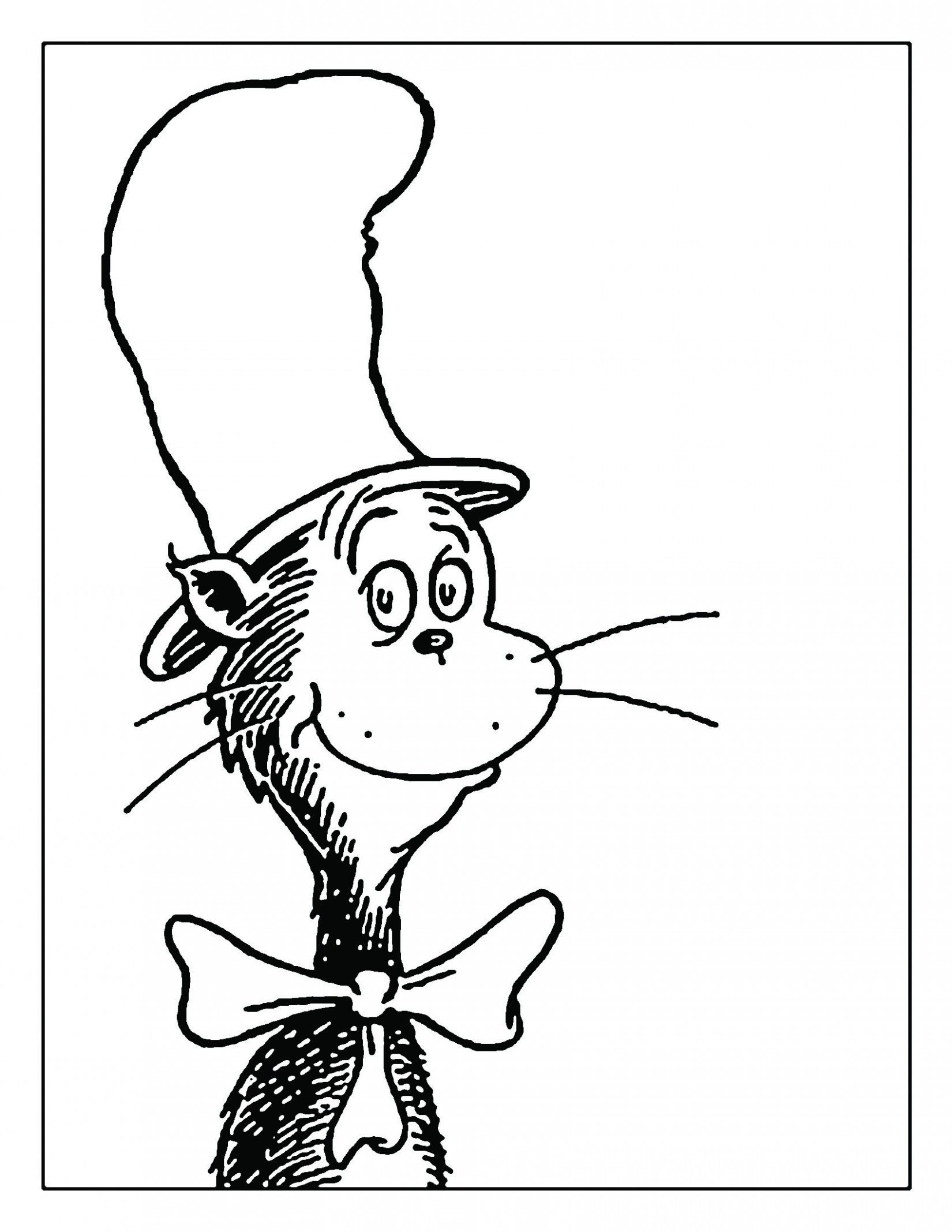 Greatest Dr Seuss Coloring Pages Printable Cat 1650x2135 Greatest Dr Seuss Coloring Pages Printable Cat