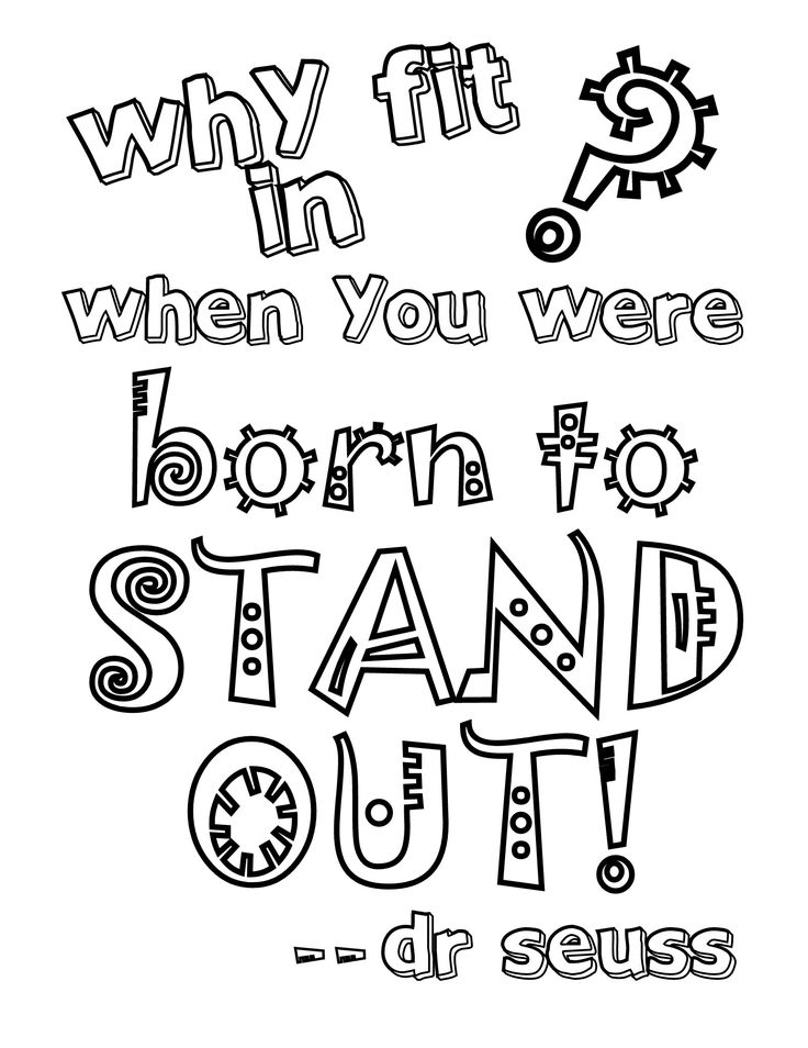 Printable Adult Coloring Pages Quotes Dr Seuss Download 736x954 Printable Adult Coloring Pages Quotes Dr Seuss Download