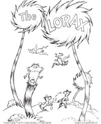 Lorax Coloring Page Dr. Seuss Lorax, Activities 200x246 Lorax Coloring Page Dr. Seuss Lorax, Activities