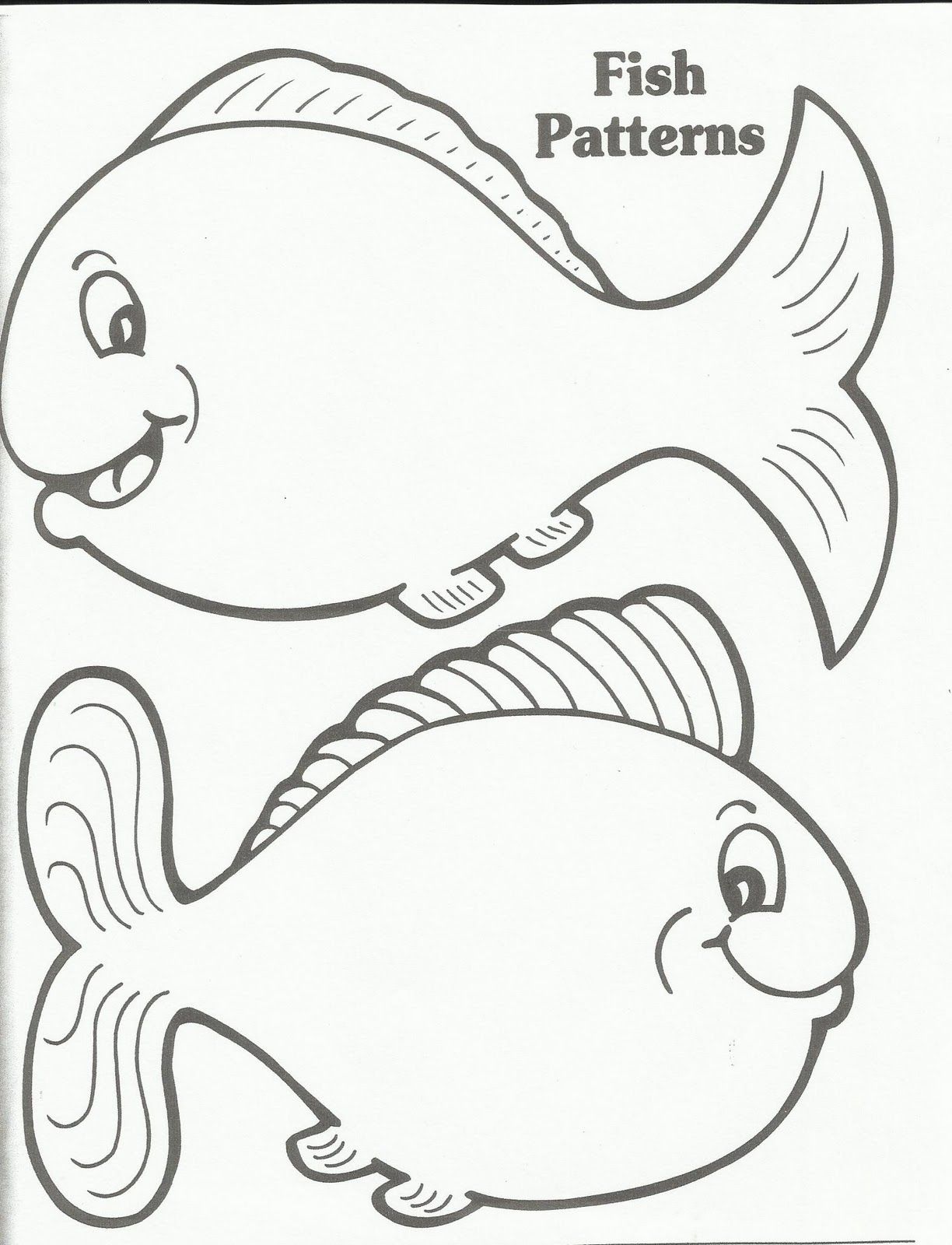 Coloring Pages For Kids Online Fish Template Printable In Plans 1224x1600 Coloring Pages For Kids Online Fish Template Printable In Plans