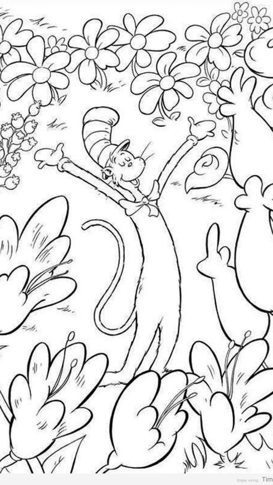 1080x1920 Dr Seuss Coloring Pages