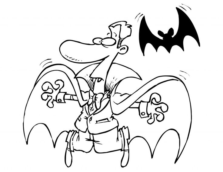 Dracula Coloring Pages