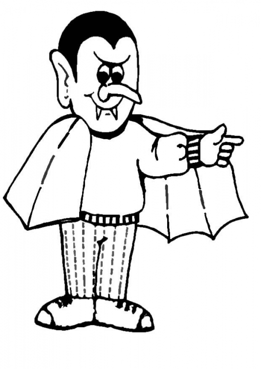 531x750 Dracula Coloring Pages