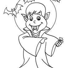 220x220 Count Dracula Coloring Pages