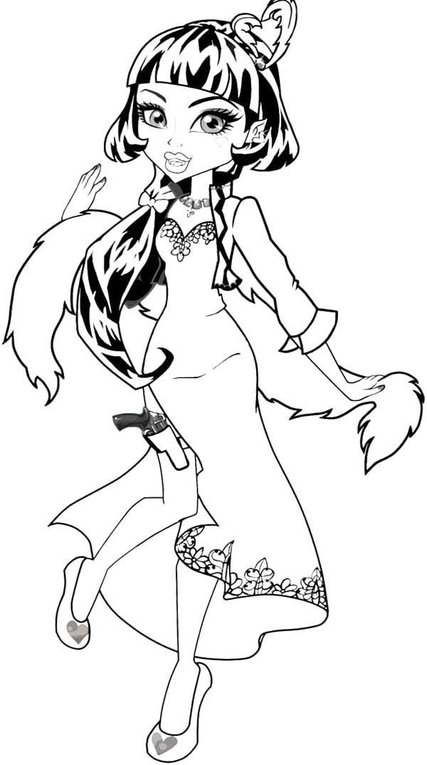 600x1074 Draculaura Coloring Page Asian Persuasion Coloring Pages