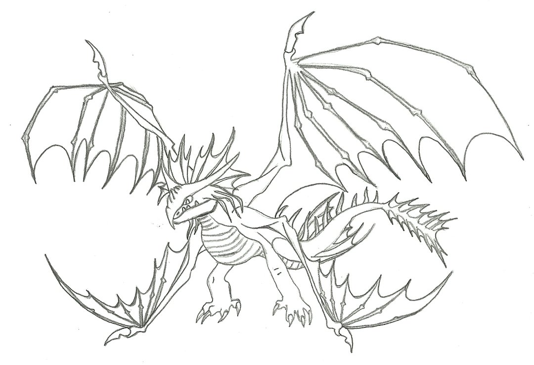 1080x739 How To Train A Dragon Coloring Pages 4184 Inside Your