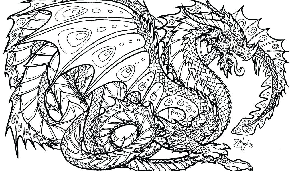 Unique Coloring Pages For Dragons For Adult Coloring Pages Dragon 1024x600 Unique Coloring Pages For Dragons For Adult Coloring Pages Dragon