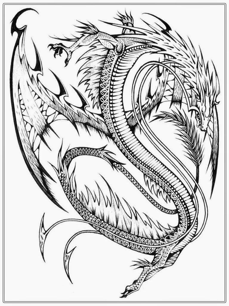 Chinese Dragon Adult Coloring Pages Realistic Coloring Pages 768x1024 Chinese Dragon Adult Coloring Pages Realistic Coloring Pages