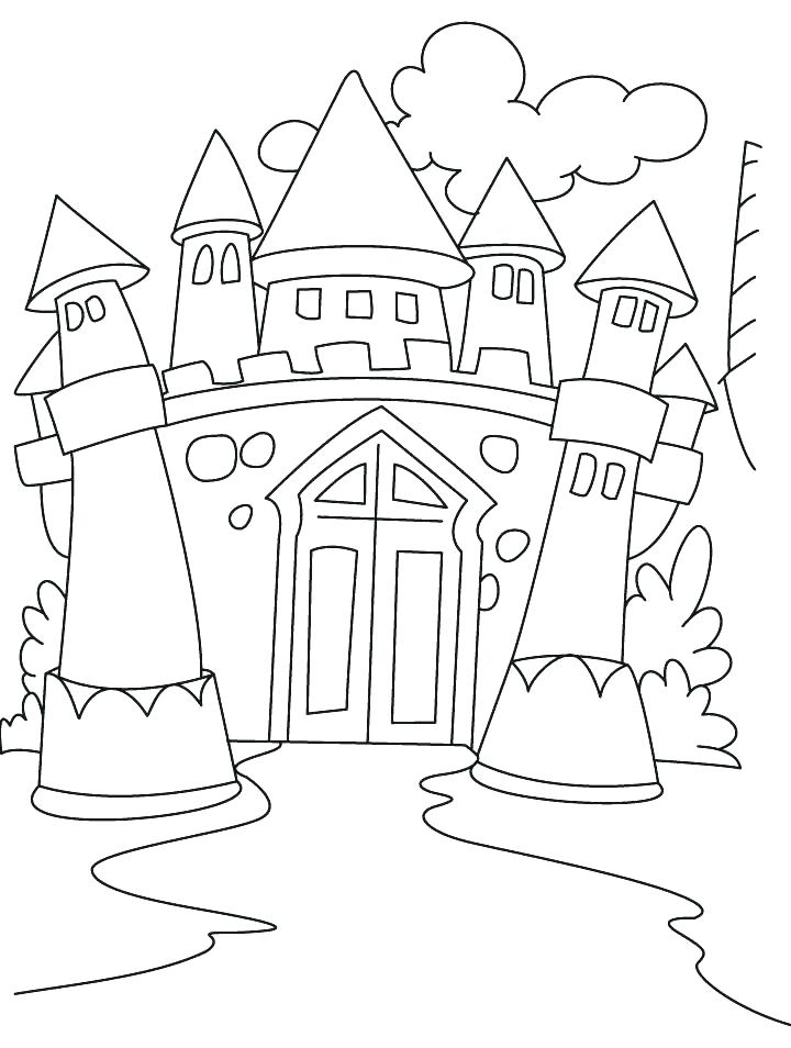 720x954 Castle Coloring Pages Princess Color Pages Printable Free Coloring
