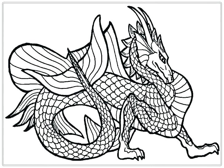 Dragon Art Coloring Pages 728x546 Dragon Art Coloring Pages