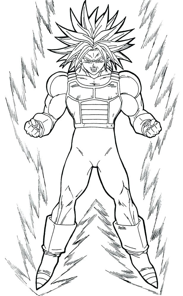 616x999 Dragon Ball Z Coloring Page Coloring Pages Dragon Ball Z Coloring