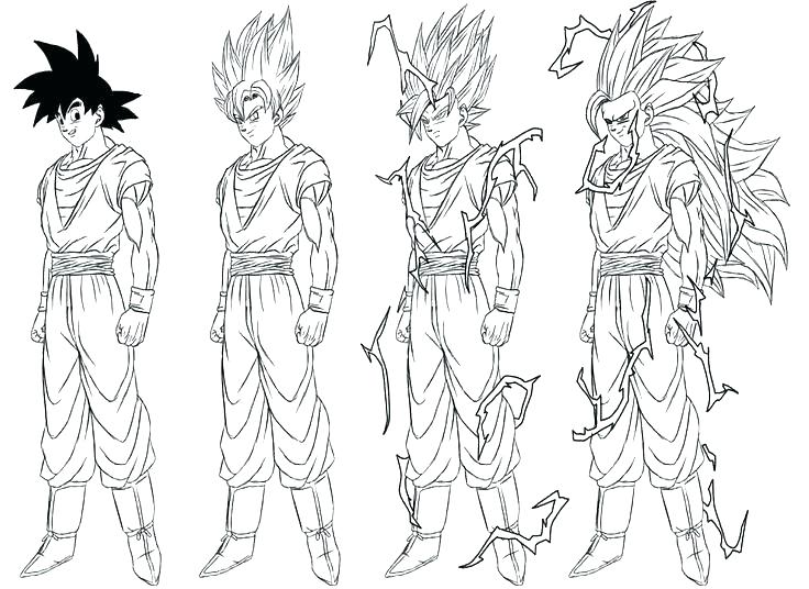 736x536 Dragon Ball Z Coloring Pictures Minimalist Dragon Ball Z Coloring