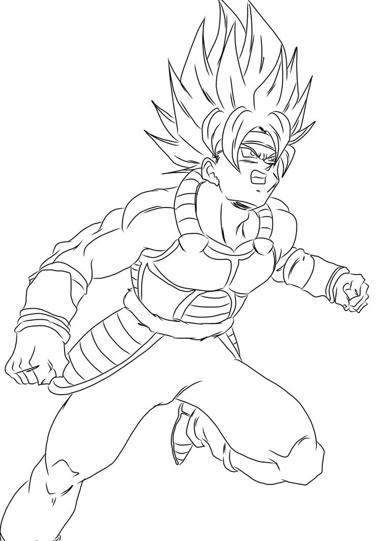 751x1064 Dragon Ball Z Goku Coloring Pages