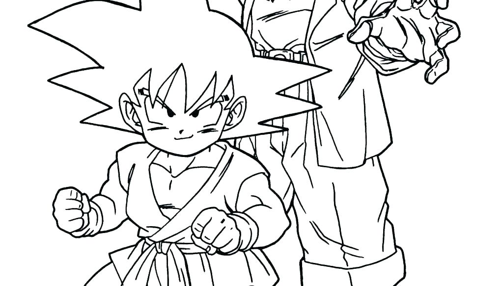 1024x583 Goku Coloring Pages Printable Dragon Ball Gt Super 4 Coloring