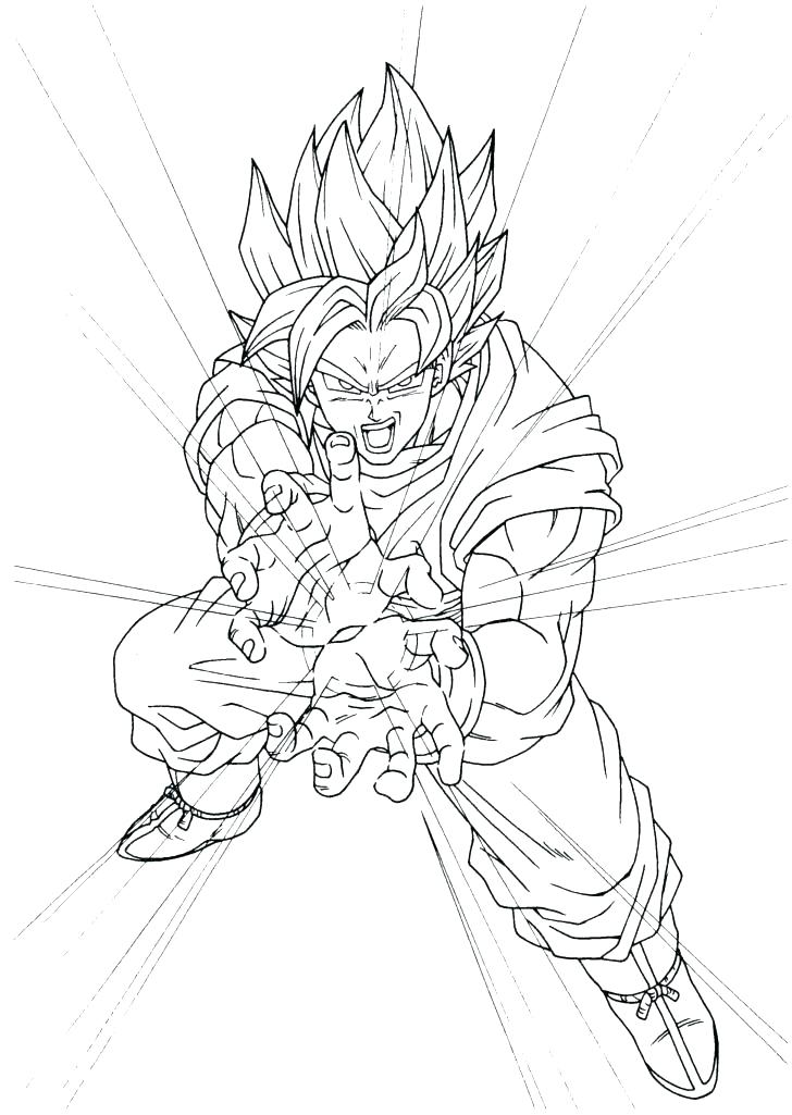 728x1025 Goku Super Saiyan 5 Colouring Pages Dragon Ball Gt Coloring Pages