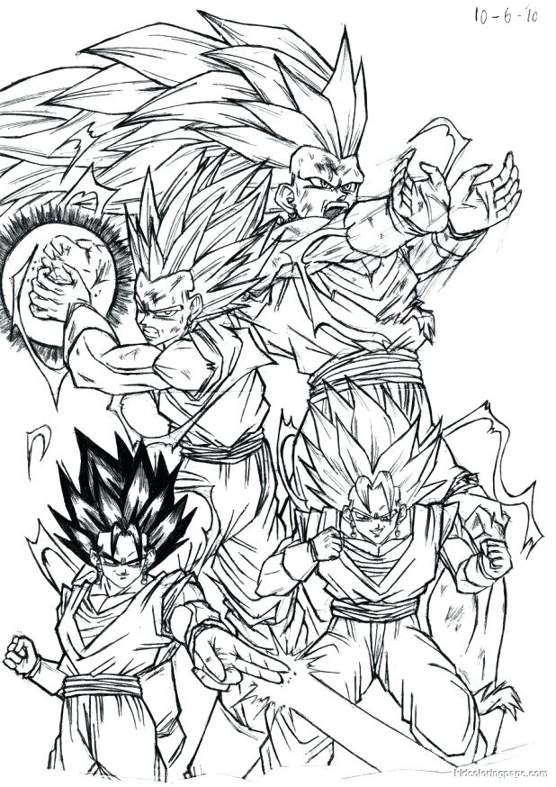 618x874 Surprising Dragon Ball Z Color Pages Free Dragon Coloring Pages