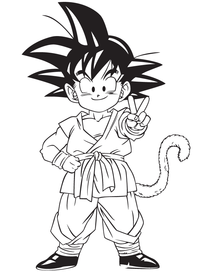 670x867 Dragon Ball Gt Coloring Book Perfect Dragon Ball Z Goku Coloring