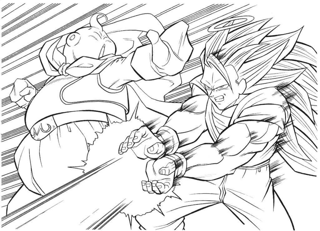 Dragon Ball Z Coloring Pages Para Imprimir 1024x738 Dragon Ball Z Coloring Pages Para Imprimir