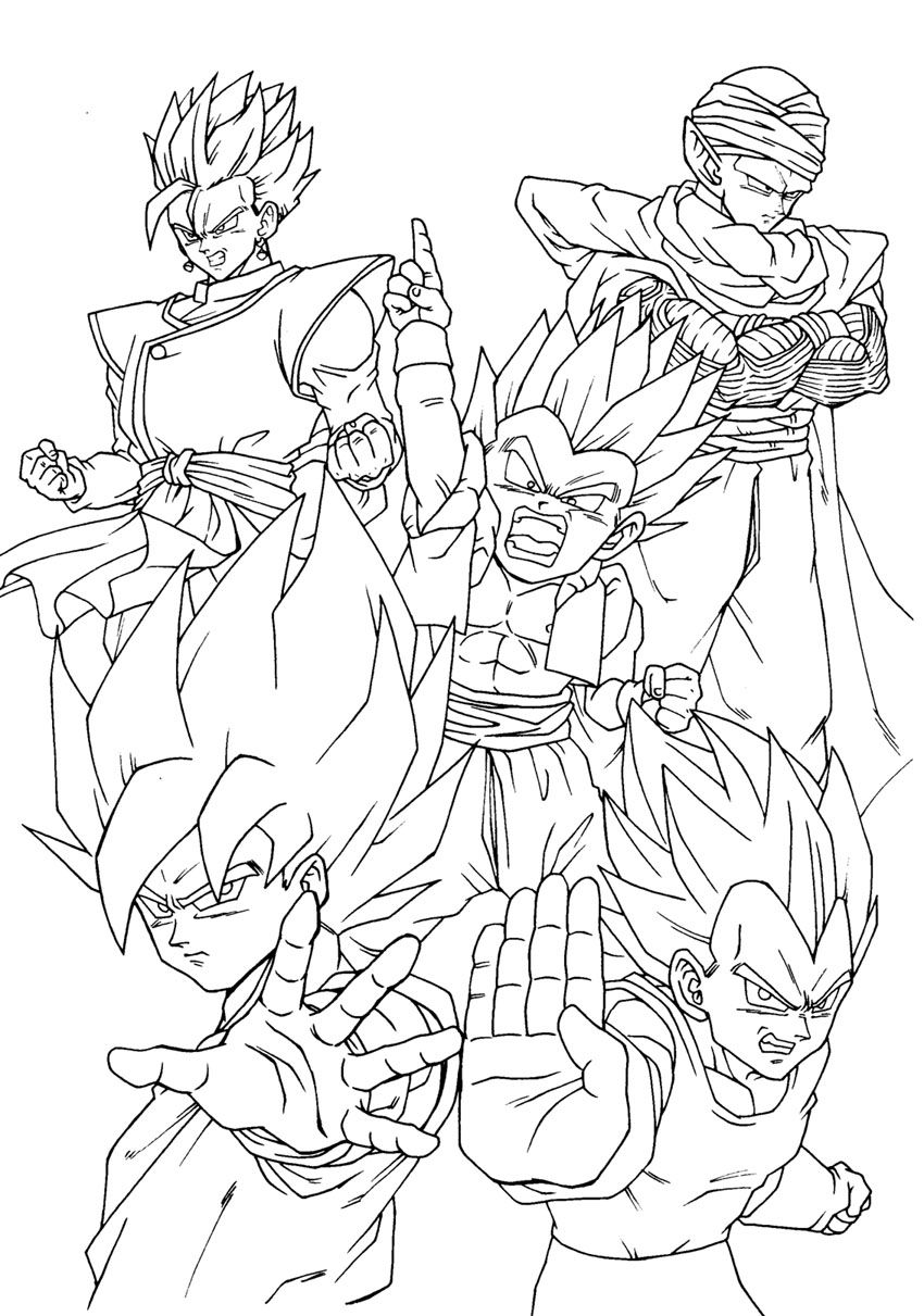 Dragon Ball Z Coloring Pages Cartoons Art Dragon 850x1211 Dragon Ball Z Coloring Pages Cartoons Art Dragon