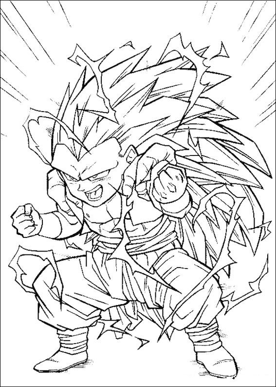 567x794 Kids N 55 Coloring Pages Of Dragon Ball Z