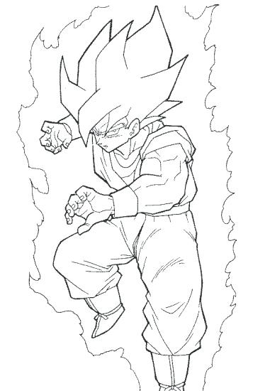 381x550 Dbz Coloring Pages Best Coloring Pages Image Dragon Ball Z Kai