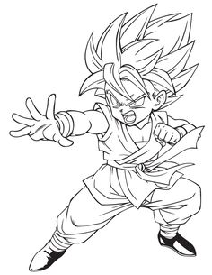 Dragon Ball Z Coloring Pages Printable