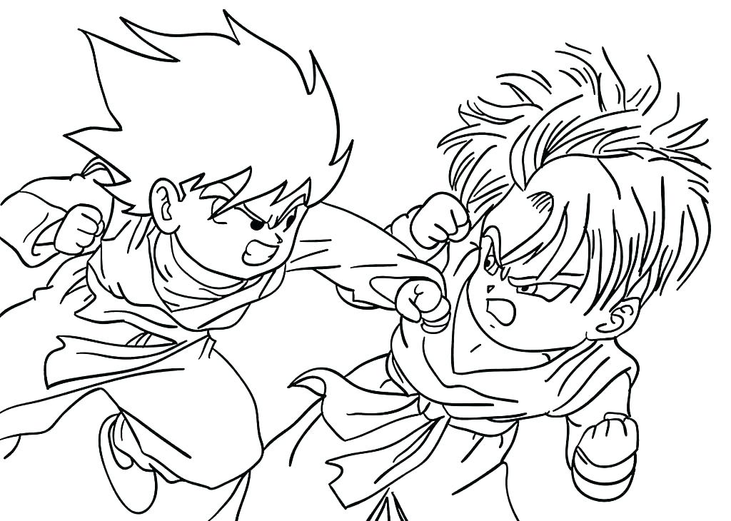 1024x730 Super Saiyan Coloring Pages Super Coloring Pages Dragon Ball Z