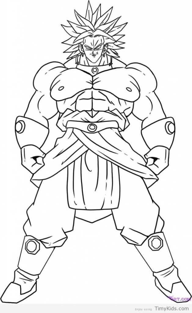 629x1024 Dragon Ball Z Coloring Pages Printable Timykids
