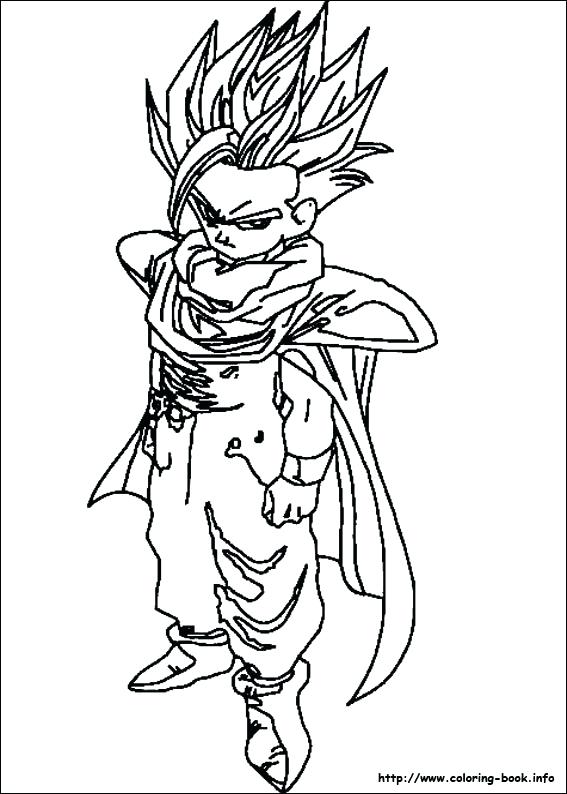 Dragon Ball Z Coloring Pages 567x794 Dragon Ball Z Coloring Pages