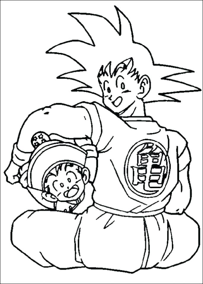 Dragon Ball Z Coloring Pages Printable 685x960 Dragon Ball Z Coloring Pages Printable