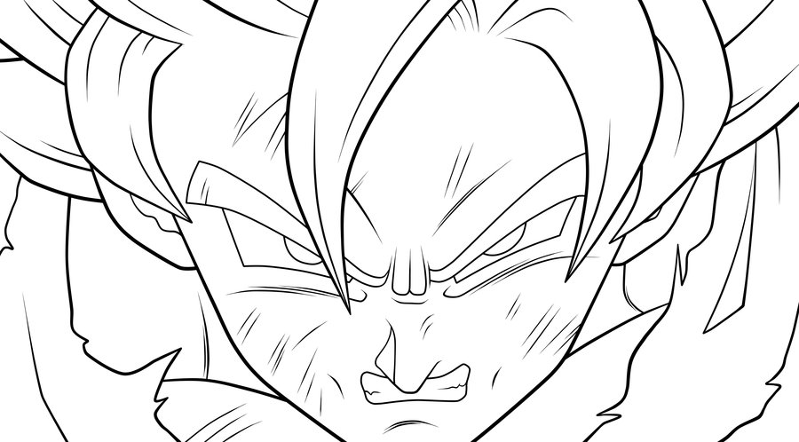 900x498 Dragon Ball Z Coloring Pages Dragon Ball Z Goku Super Saiyan 2