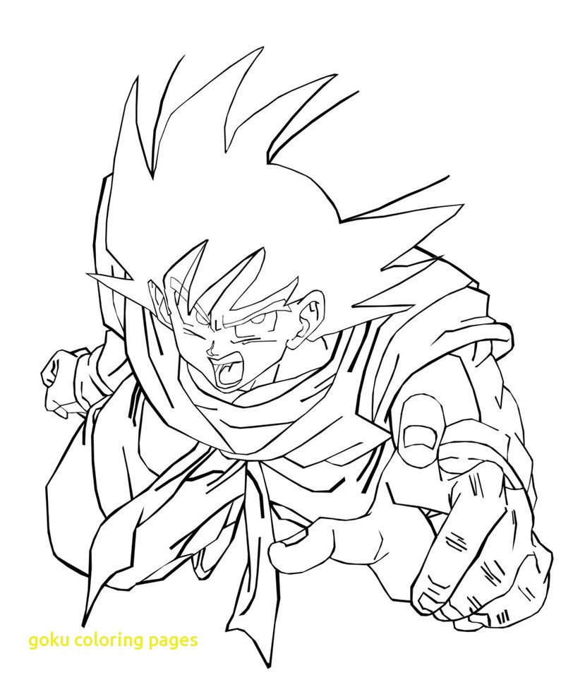 829x963 Goku Coloring Pages With Dragon Ball Z On Endearing Enchanting