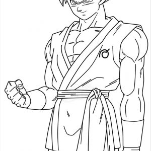 300x300 Dragon Ball Z Super Saiyan Coloring Pages Best Of Goku Ssj