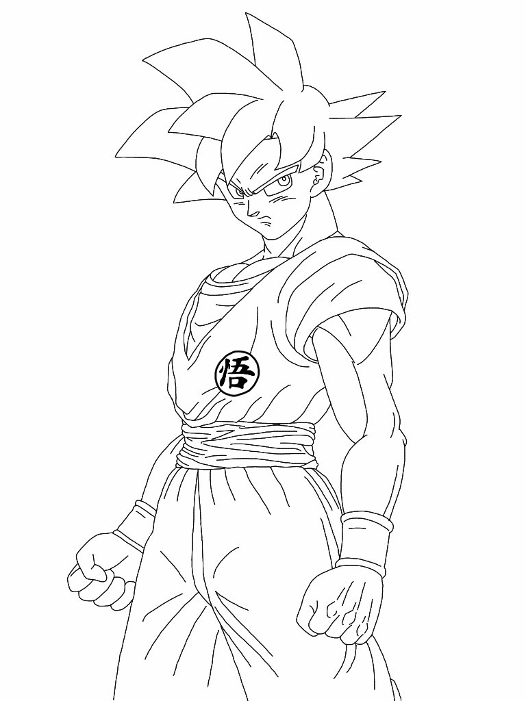 768x1024 Dragon Ball Z Super Saiyan God Coloring Pages Free Coloring