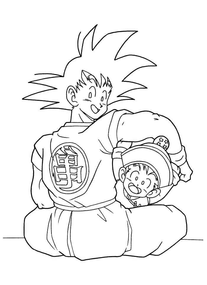 700x962 Goku Coloring Pages Dragon Ball Z Coloring Pages Super Dragon Ball