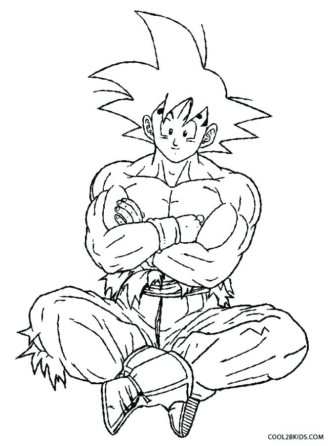 670x902 Dragon Ball Coloring Pages Icontent