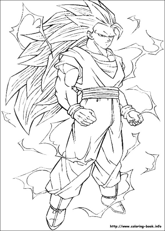 567x794 Dragon Ball Z Coloring Pages On Coloring