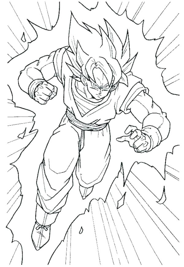 600x869 Super Saiyan Coloring Pages Dragon Ball Z Super Saiyan 5 Coloring