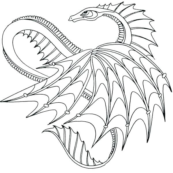 600x600 Chinese Dragon Coloring Pages Free Printable Dragon Coloring Pages