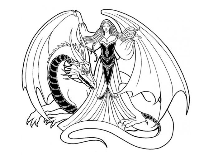 Dragon Coloring Pages
