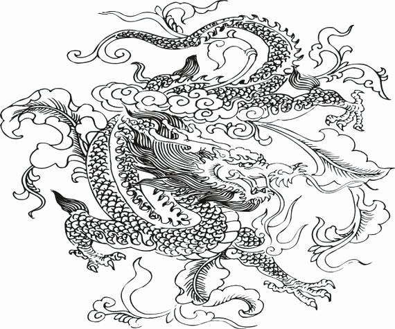 570x475 Free Dragon Coloring Pages Collection Dragon Coloring Pages
