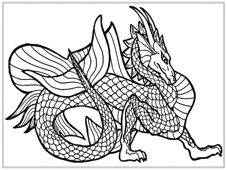 728x546 Komodo Dragon Coloring Pages