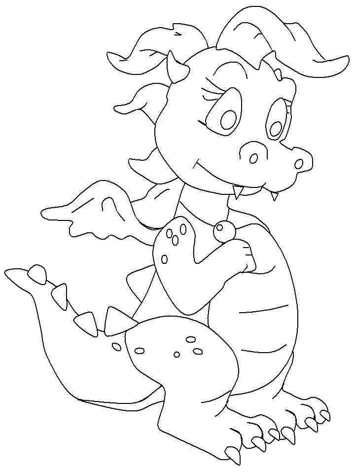 718x957 Top 10 Free Printable Chinese Dragon Coloring Pages Online