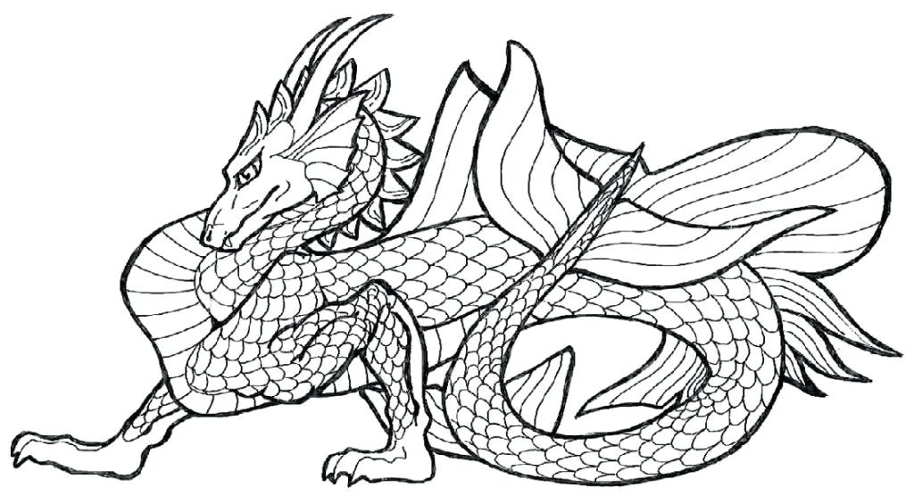 Dragon Coloring Pages For Kids at GetColorings.com | Free printable ...