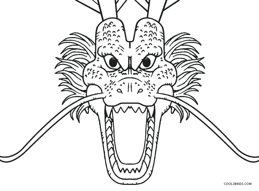 896x661 Dragon Coloring Pages For Adults Printable Kids Coloring Printable