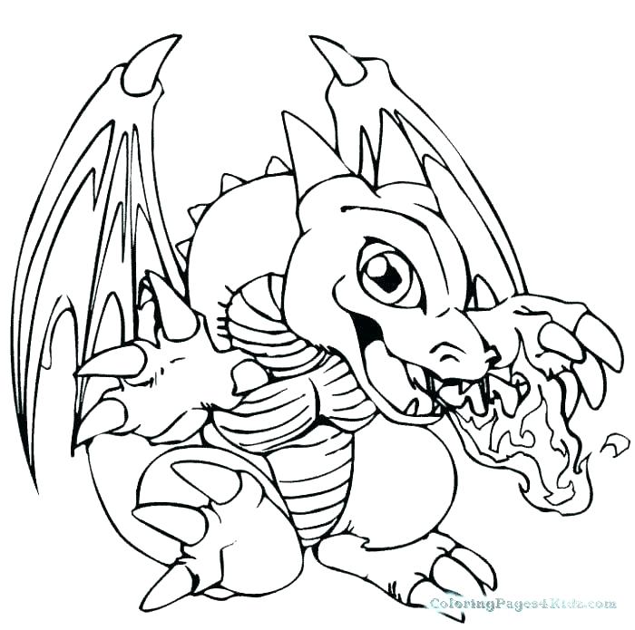 700x695 Realistic Dragon Coloring Pages