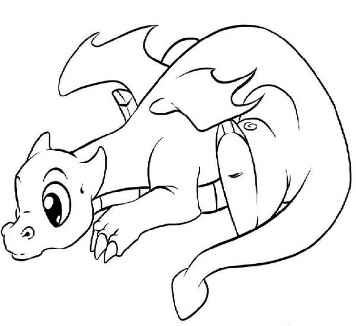 730x669 Dragon Coloring Pages For Kids To Colour