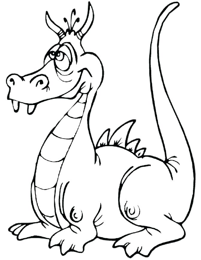671x869 Scary Dragons Coloring Pages Also Back To Post Printable Coloring